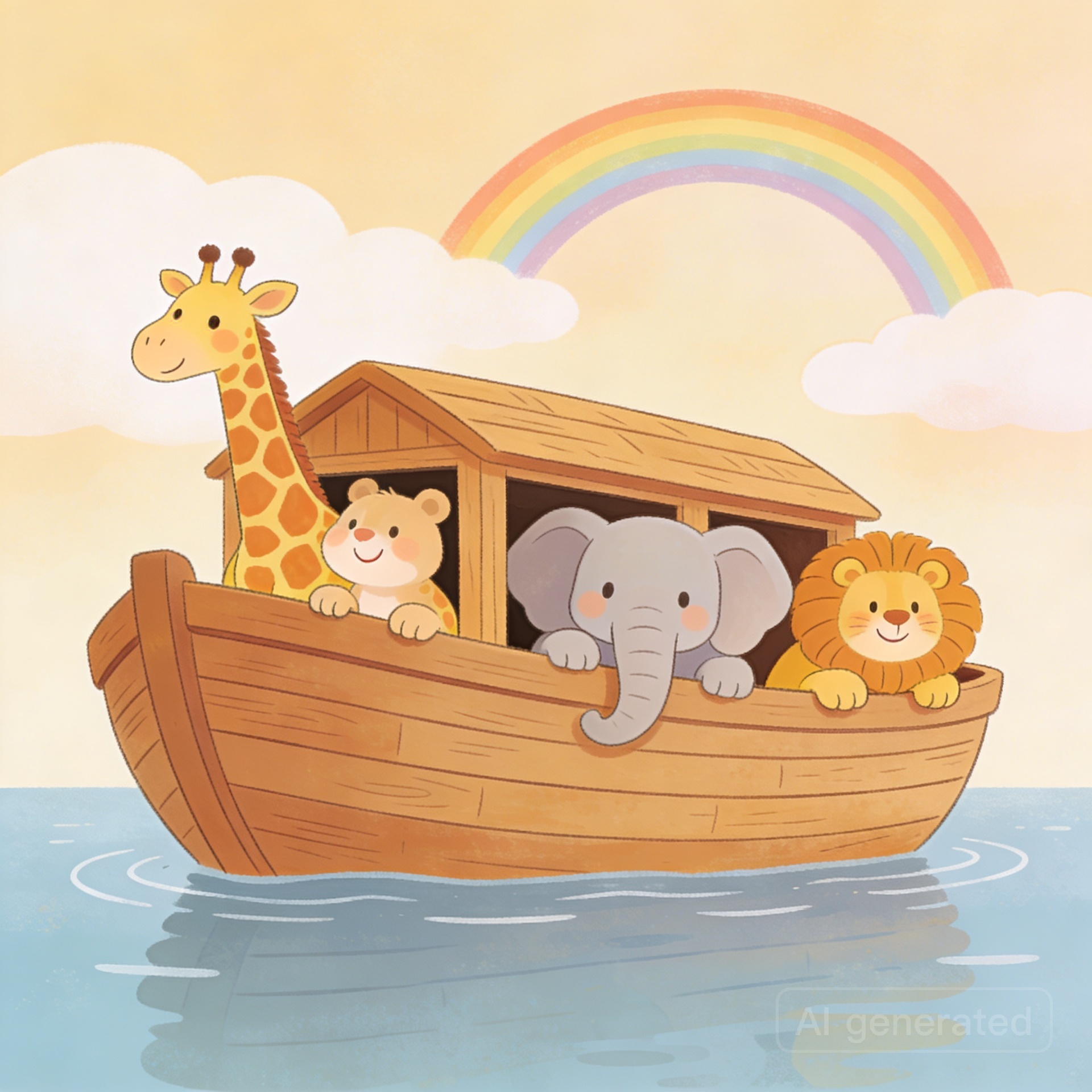 A sample illustrated Bible story
